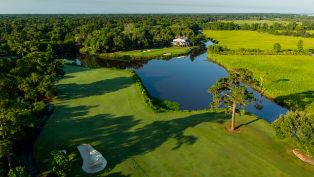 The 18th hole at Caledonia